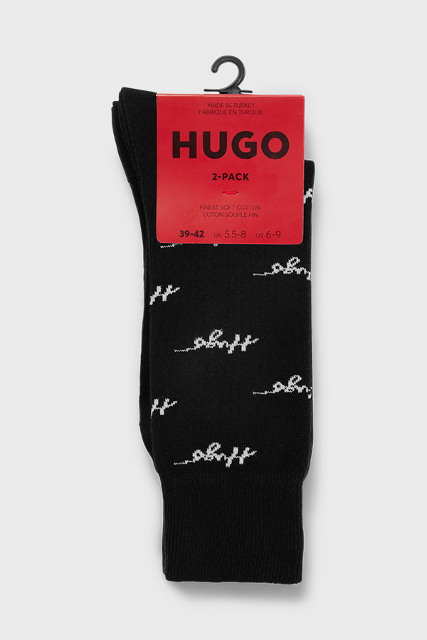 SOCKS HUGO - 001 BLACK